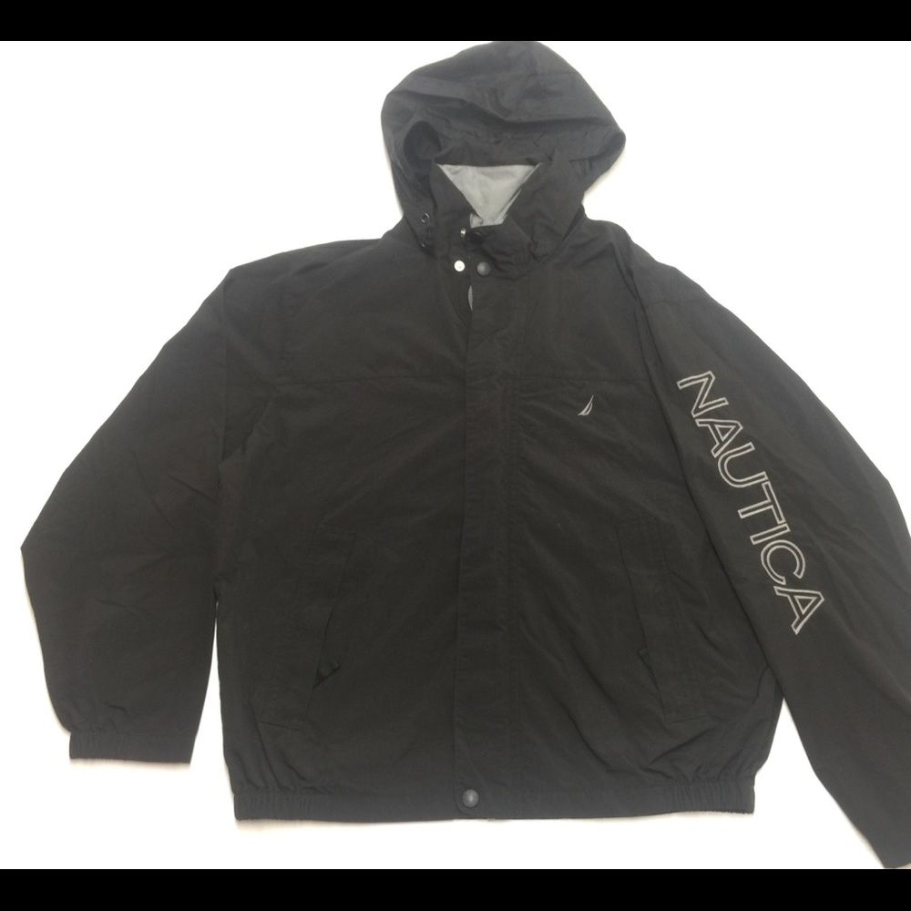 Sold❌ NAUTICA JACKET WINDBREAKER SPELL OUT L